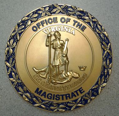 Virginia Office of Magistrate | 15" Full Color Seal